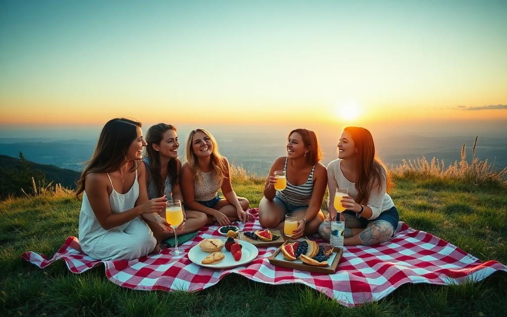 Sunset Picnic on Primrose Hill