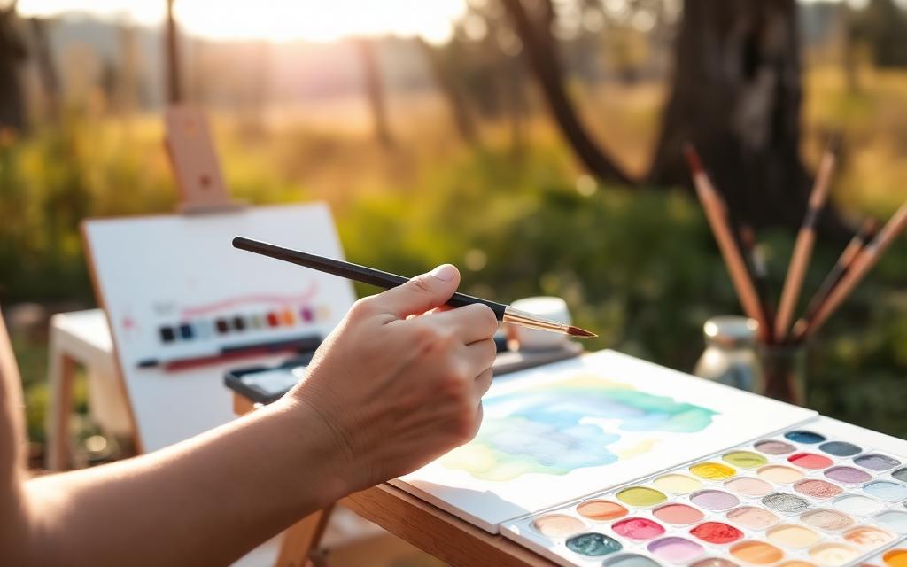 Creative Mornings: Watercolor Outdoors