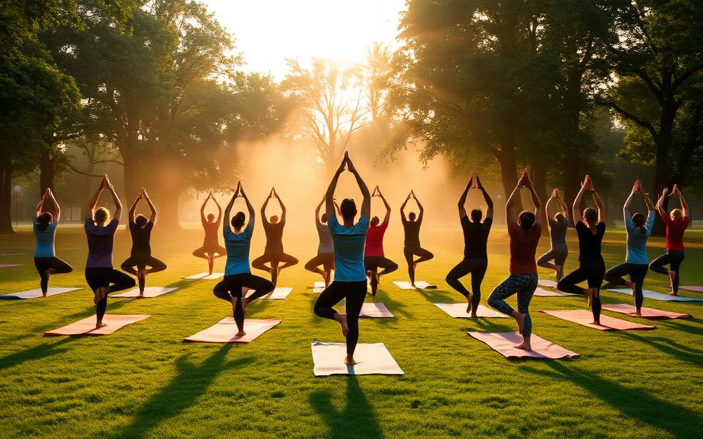 Sunrise Yoga in the Park